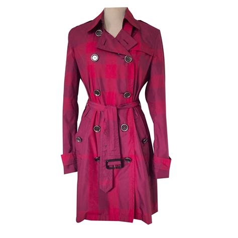 burberry brit trenchcoat polyester|trench coat Burberry femme.